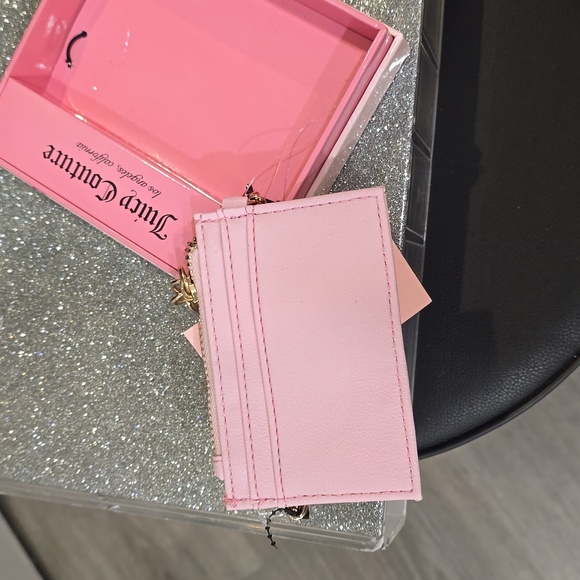Juicy Couture Charm Card Case- Pink - Picture 4 of 6